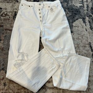 white agolde jeans